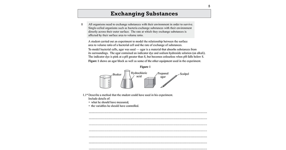 Thumbnail: New GCSE Biology AQA Grade 8-9 Targeted Exam Practice Workbook (Includes Answers