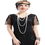 Thumbnail: BABEYOND 1920S Flapper Fringed Sequin Dress Roaring 20S Fancy Dress Gatsby Costu