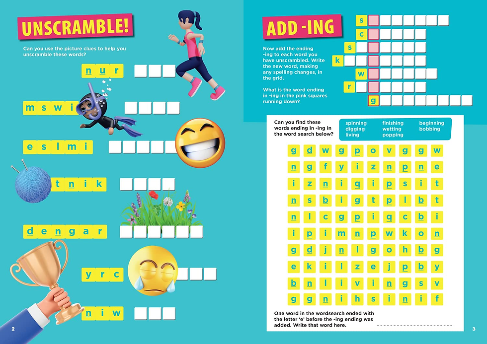 Thumbnail: SCRABBLE™ Junior Spelling Activity Book Age 7-8 the New
