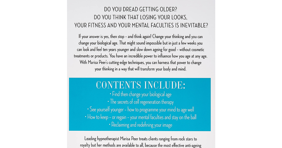 Thumbnail: You Can Be Younger: Use the Power of Your Mind to Look and Feel 10 Years Younger