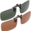 Thumbnail: H&S Clip on Sunglasses 2 Pairs Polarised Flip up Fit Sunglasses Glasses Eyeglass