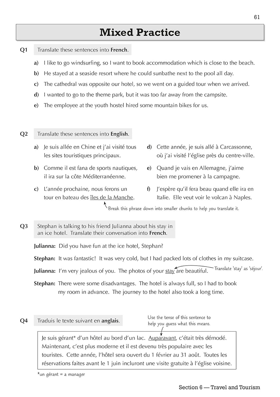 Thumbnail: GCSE French Translation Skills Workbook