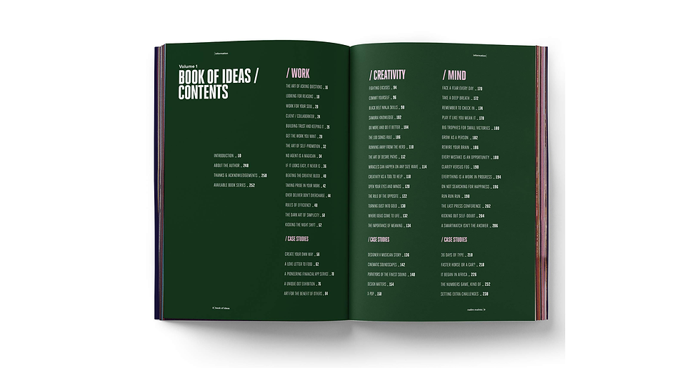 Thumbnail: Book of Ideas - a Journal of Creative Direction and Graphic Design - Volume 1