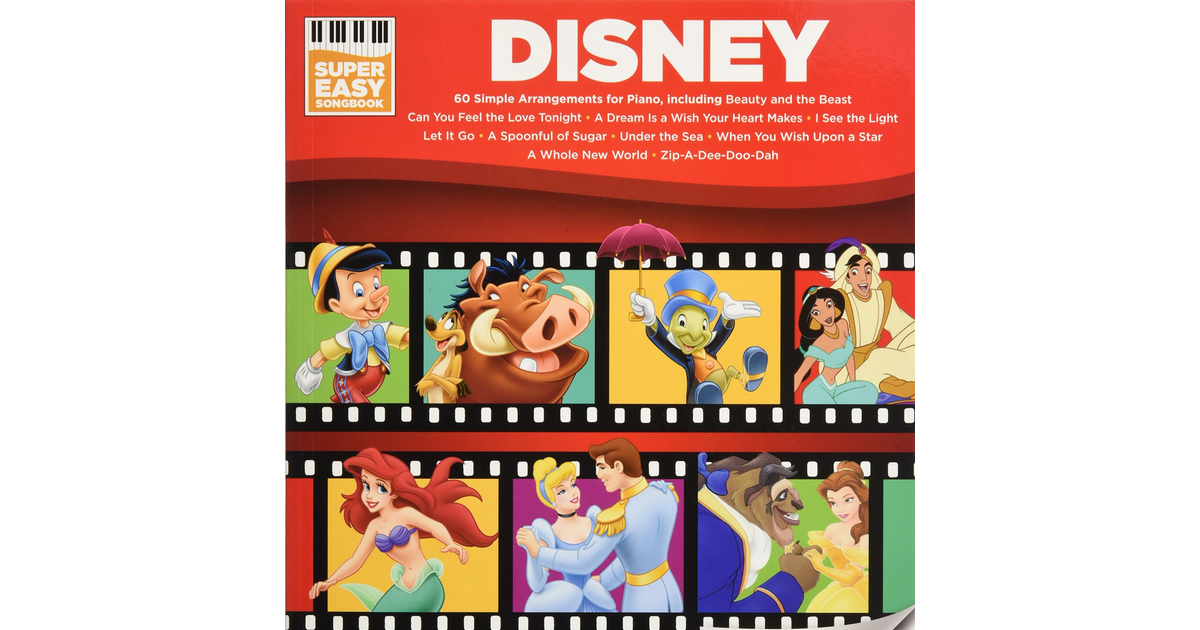 Disney - Super Easy Songbook 60 Simple Arrangements for Piano