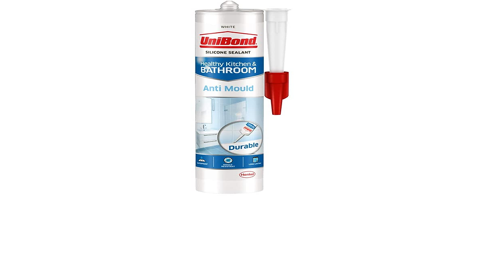 Thumbnail: Unibond Anti-Mould Ivory, Waterproof Mould Protection, Sealant, Long-Lasting Ivo
