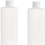Thumbnail: 2Pcs 100Ml Empty Clear Plastic Soft Tube Squeeze Bottle with Flip Cap Refillable