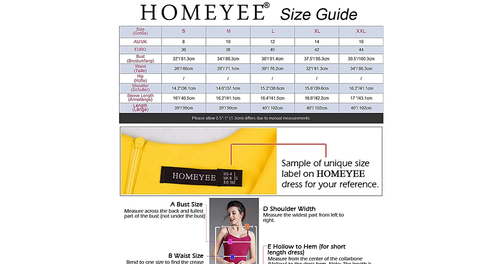 Thumbnail: HOMEYEE Women'S Elegant Hollow Out Lace Sleeve Swing Pleated Party Cocktail Dres