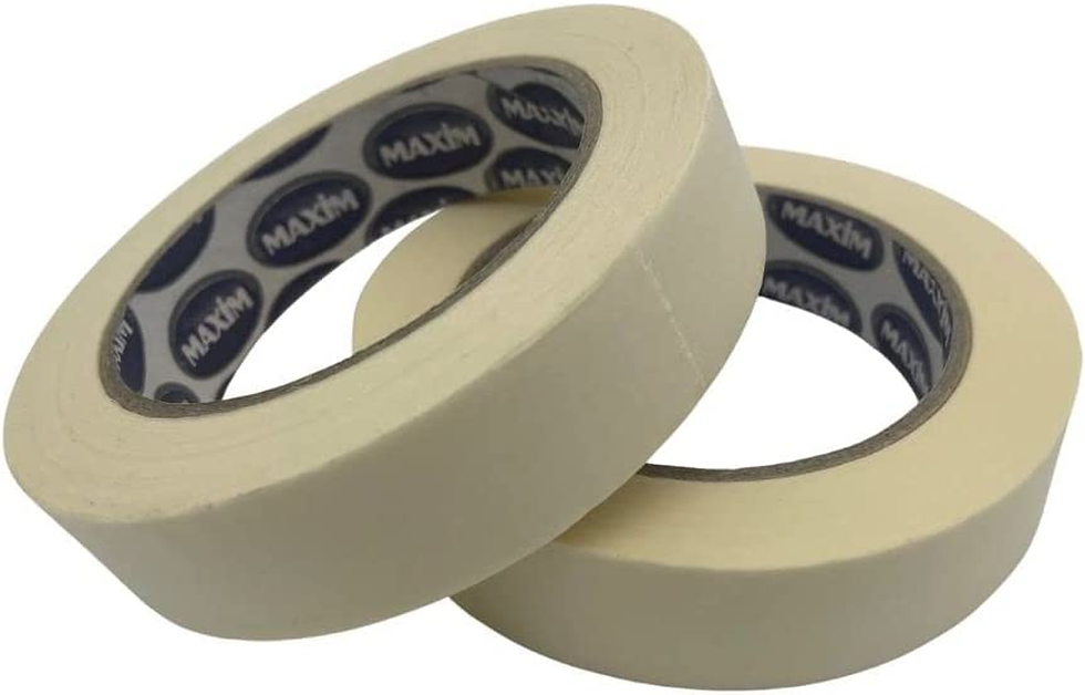 Thumbnail: Twin Pack Premium Masking Tape - 50 Metre Rolls - Painting & Decorating Strong A