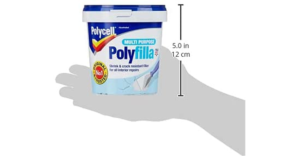 Thumbnail: Polycell PLCMPPR1KGS Multi-Purpose Polyfilla Ready Mixed, 1 Kg
