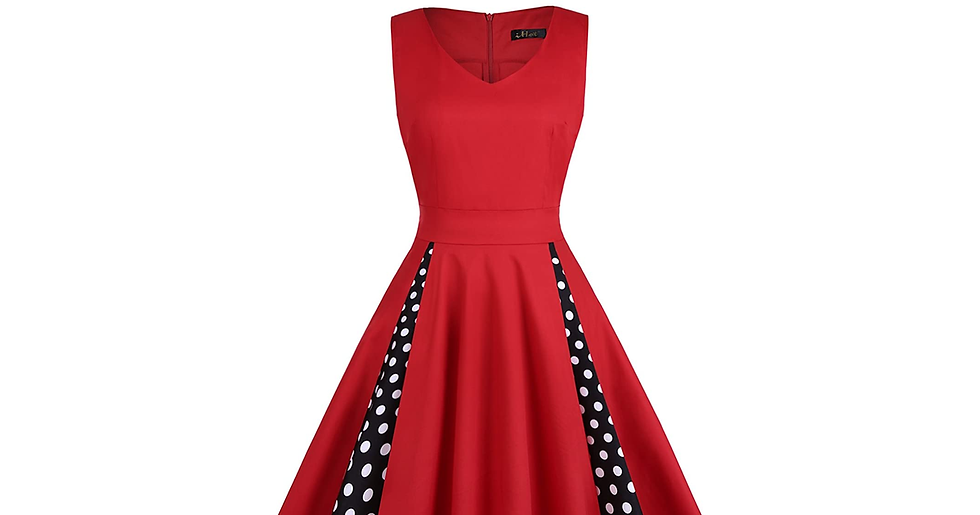 Thumbnail: Ihot Women'S Vintage 1950S Classy Rockabilly Retro Floral Pattern Print Cocktail