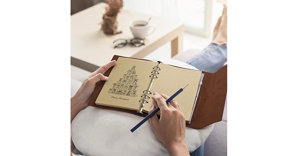 Thumbnail: Leather Journal, Leather Notebook Refillable Vintage Diary Travel Spiral Bound J