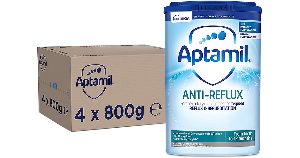 Thumbnail: Aptamil Anti-Reflux Baby Milk Powder Formula, from Birth, 800G (Pack of 4)
