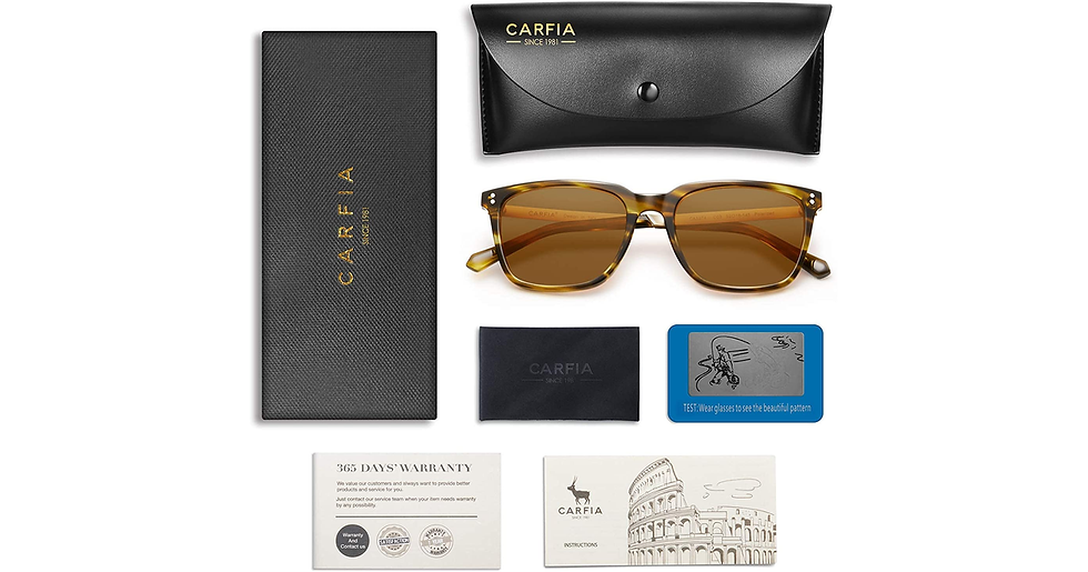 Thumbnail: Carfia Retro Polarised Sunglasses for Women UV400 Protection Driving Outdoor Ace