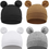 Thumbnail: DRESHOW Baby Beanie Newborn Toddler Soft Cute Knit Hat Hospital Hats for Baby Bo