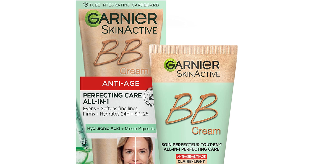 NEW & IMPROVED Garnier Skinactive Anti-Age BB Cream, Shade Light, Tinted Moistur