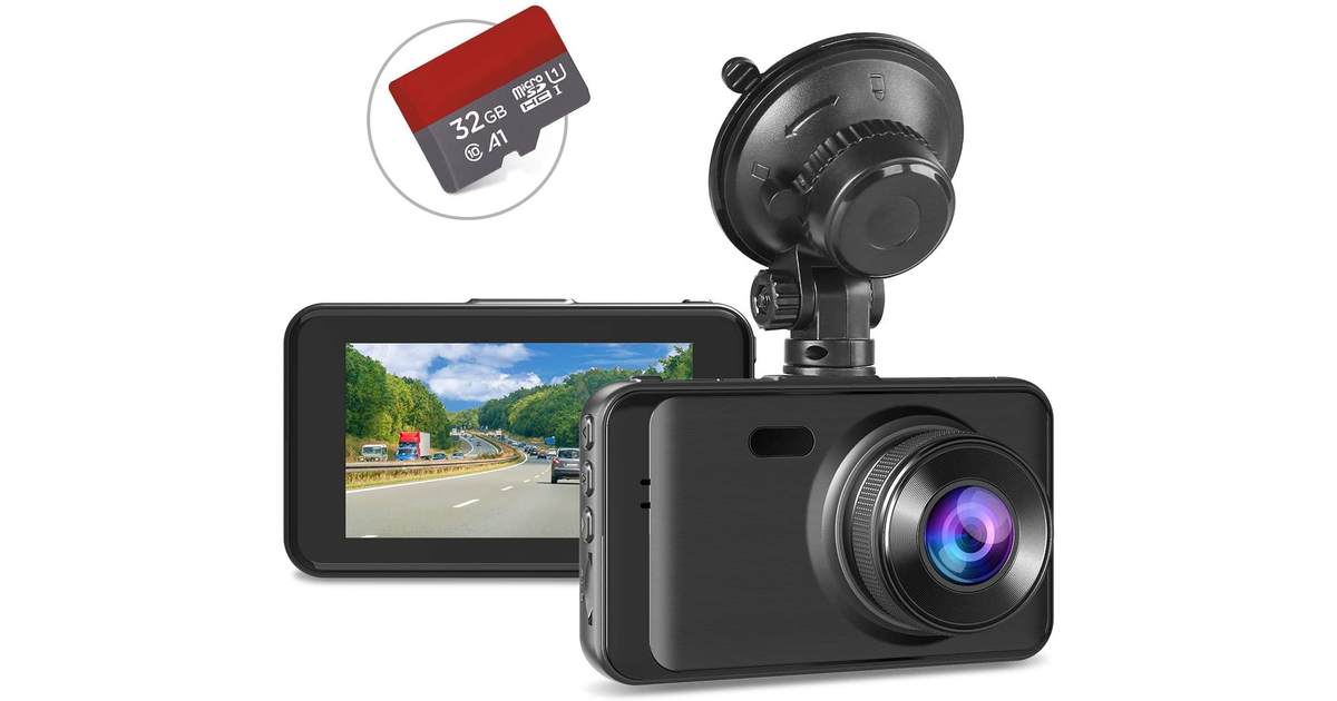 Dash Cam with SD Card Included FHD 1080P Dash Cams for Cars Dash Cameras Record