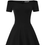 Thumbnail: GRACE KARIN Women 50S Vintage Hepburn Retro off Shoulder A-Line Dress Stretchy S