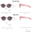 Thumbnail: Baby Polarized Sunglass with Strap, Adjustable Infant UV400 Protection Sunglasse