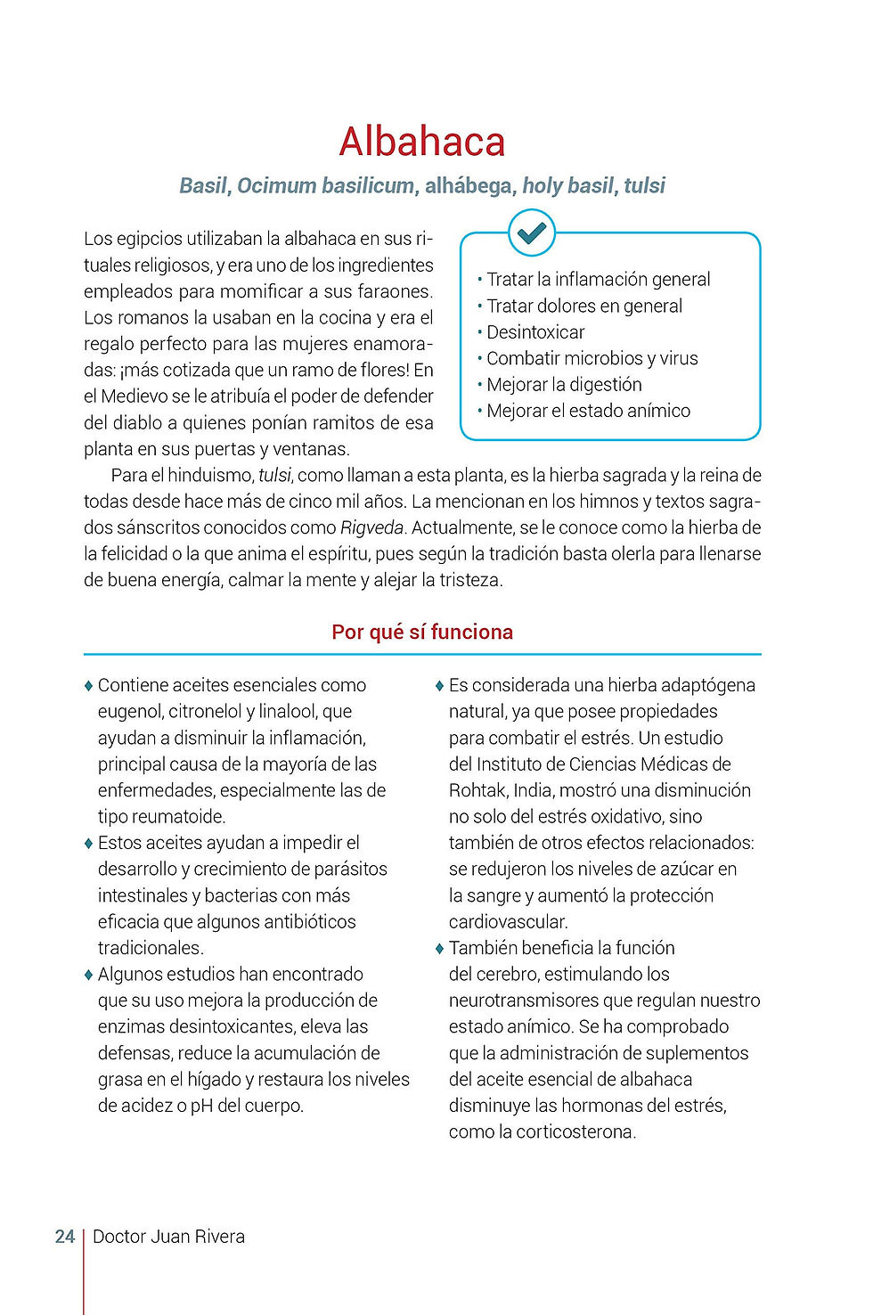 Thumbnail: Santo Remedio Ilustrado Y a Color / Doctor Juan'S Top Home Remedies. Illustrated