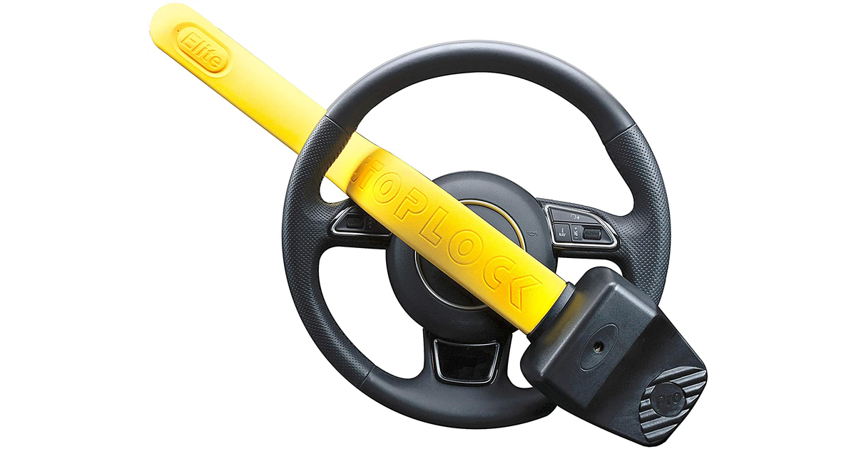 Stoplock Pro Elite Car Steering Wheel Lock HG 150-00 - Safe Secure Heavy Duty An