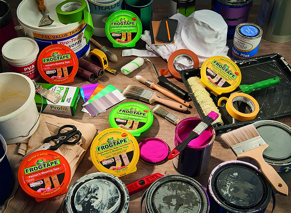 Thumbnail: Frog Tape Yellow Delicate Surface Painters Masking Tape 24Mm X 41.1M. Indoor Pai