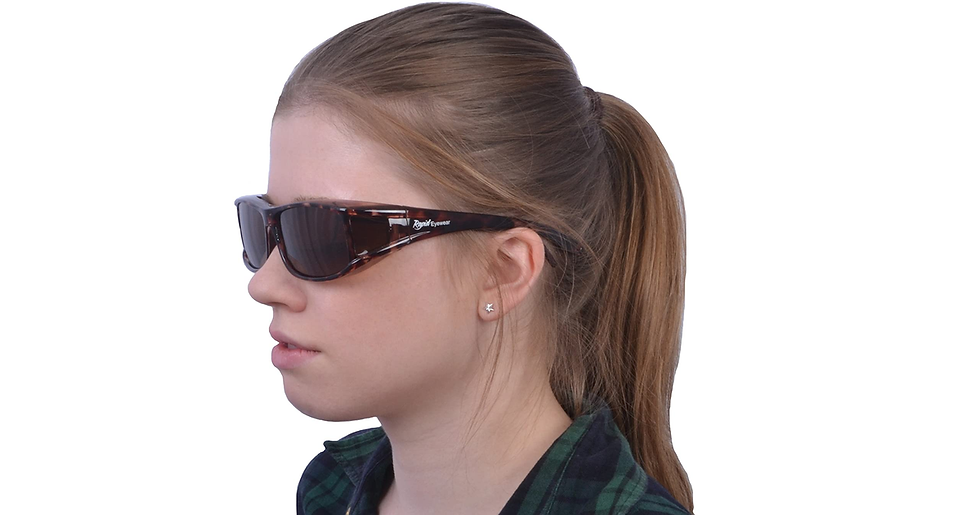 Thumbnail: Rapid Eyewear TORTOISESHELL WOMENS POLARIZED over GLASSES UV400 Wrap around Sung