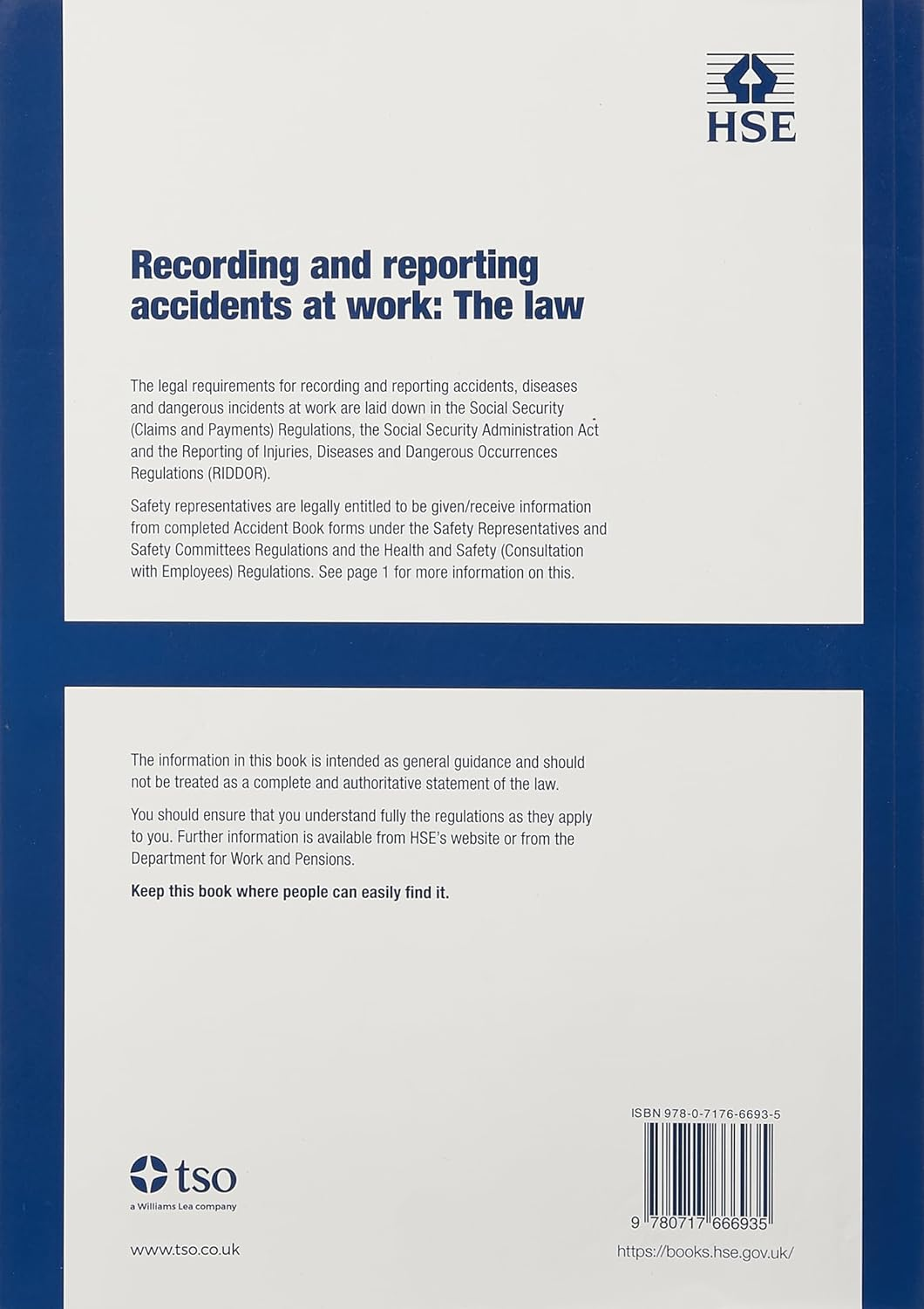 Accident Book BI 510 New