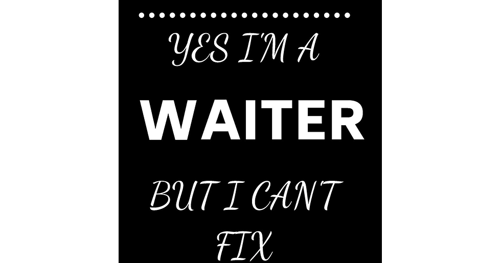 Thumbnail: Yes I'M a Waiter but I Can'T Fix Stupid: Notebook/Journal for Waiters to Writing
