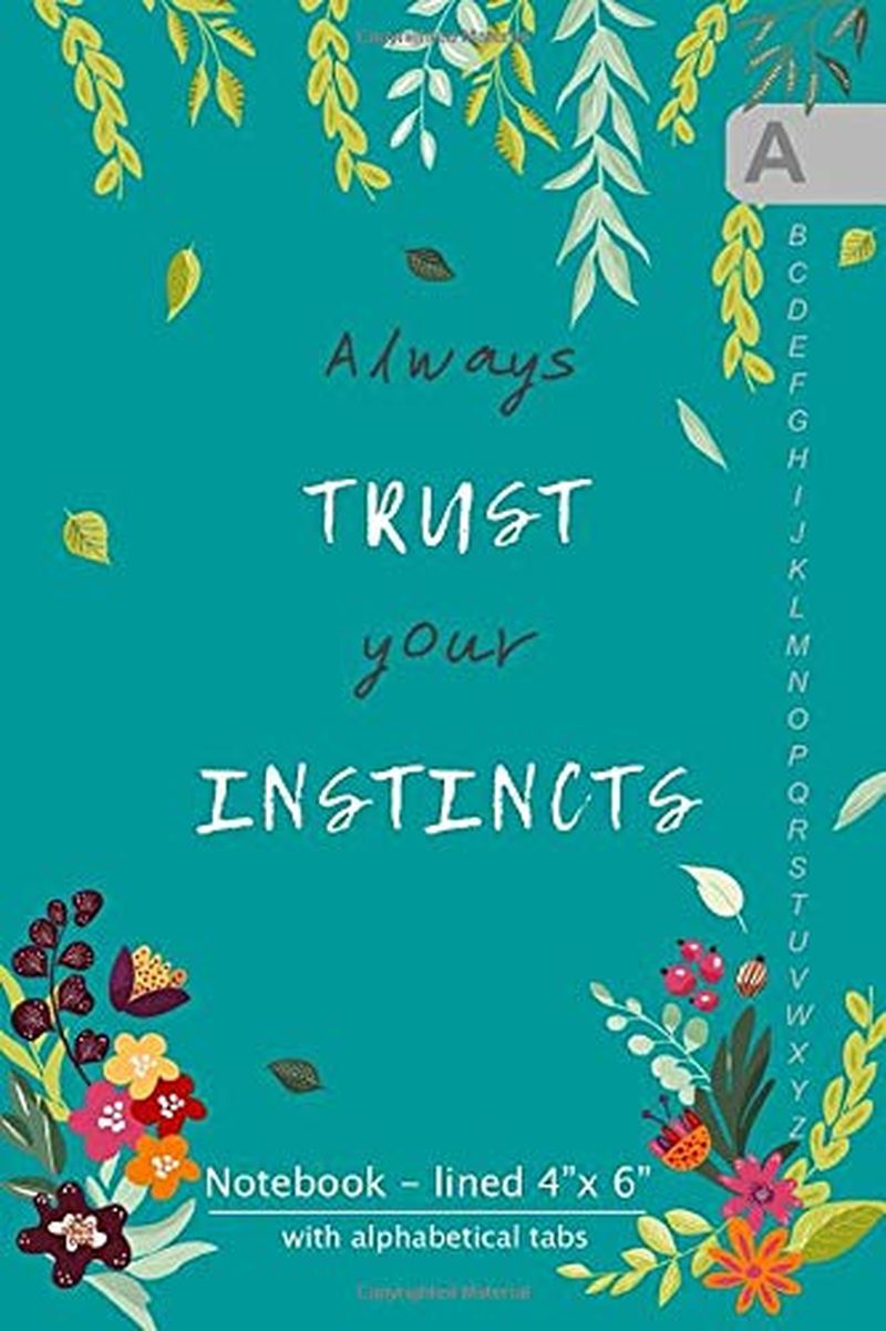 Notebook with Alphabetical Tabs 4X6