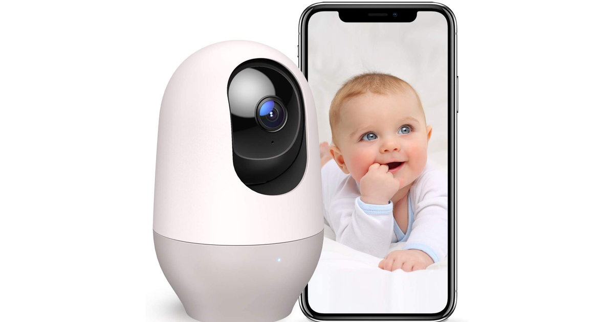 Nooie Baby Monitor Wifi Dog Pet Camera Indoor,360-Degree Wireless IP Camera,1080