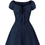 Thumbnail: Wellwits Women'S Polka Dots Tie Ruched Front 1950S Vintage Dress