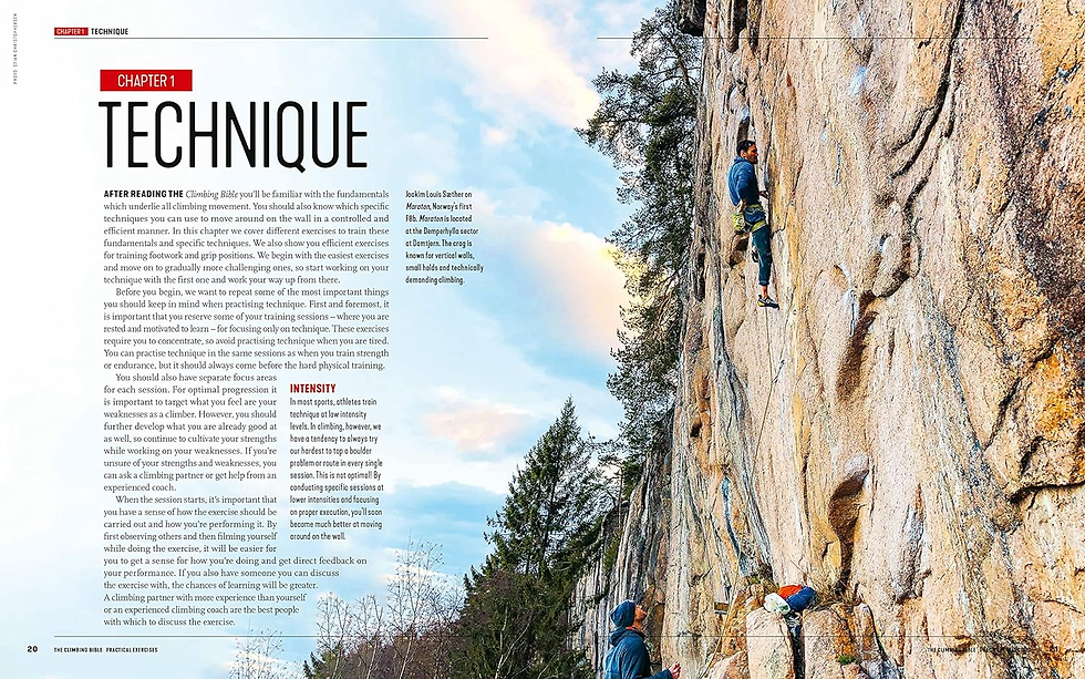 Thumbnail: The Climbing Bible: Practical Exercises: Technique and Strength Training for Cli