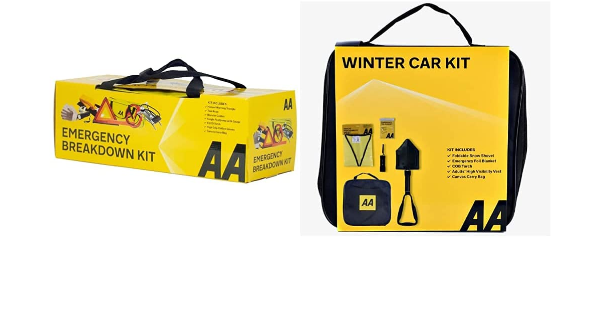 AA 5060114610651 Emergency Breakdown Kit & Winter Car Kit AA3386 - Folding Snow