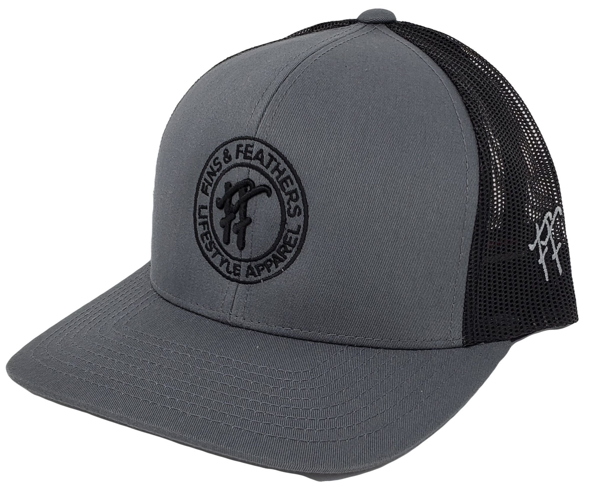 Fins & Feathers Circle Logo Snap Back Pacific Hat