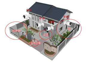戸建て用無線防犯カメラ工事を開始しました。