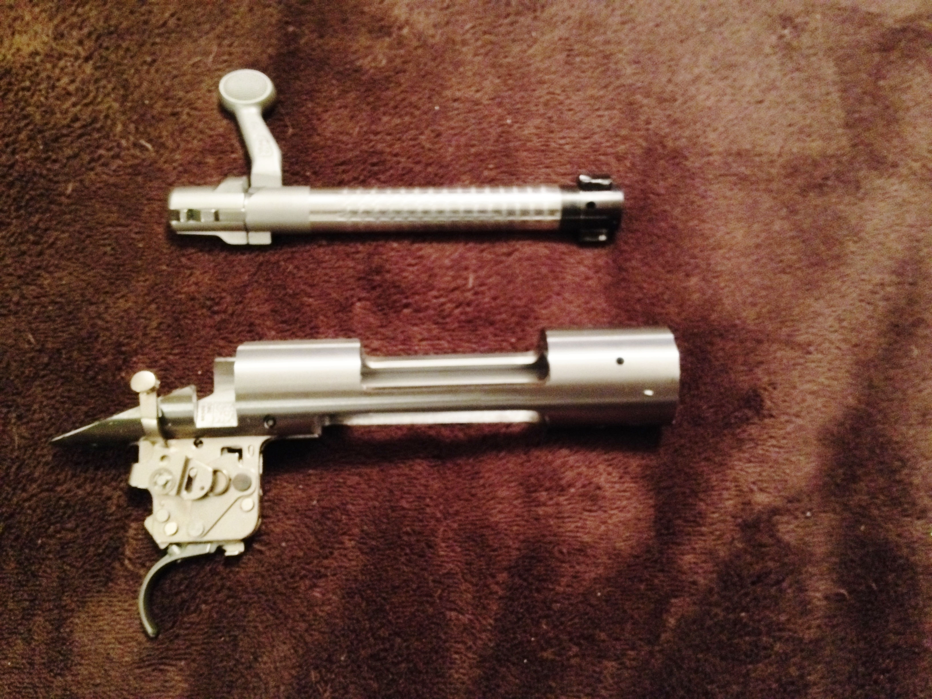 Rem 700 SS SA Jeweled .308 bolt and X-Mark Trigger