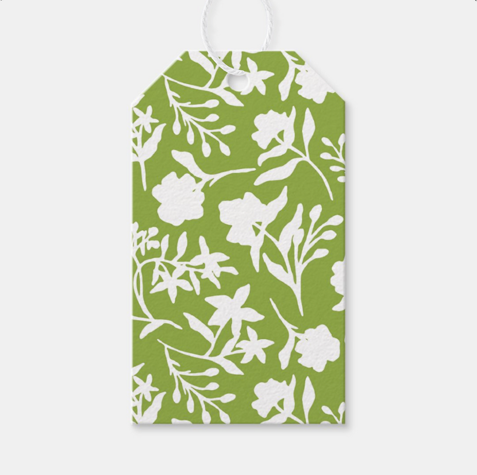 Thumbnail: Flora Silhouette Gift Tag