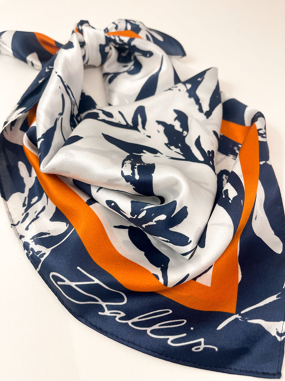 Thumbnail: Navy + Orange Gameday Scarf
