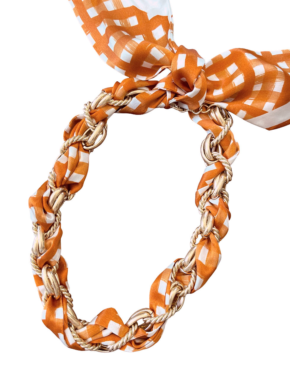 Thumbnail: Textured Rope Chain Necklace
