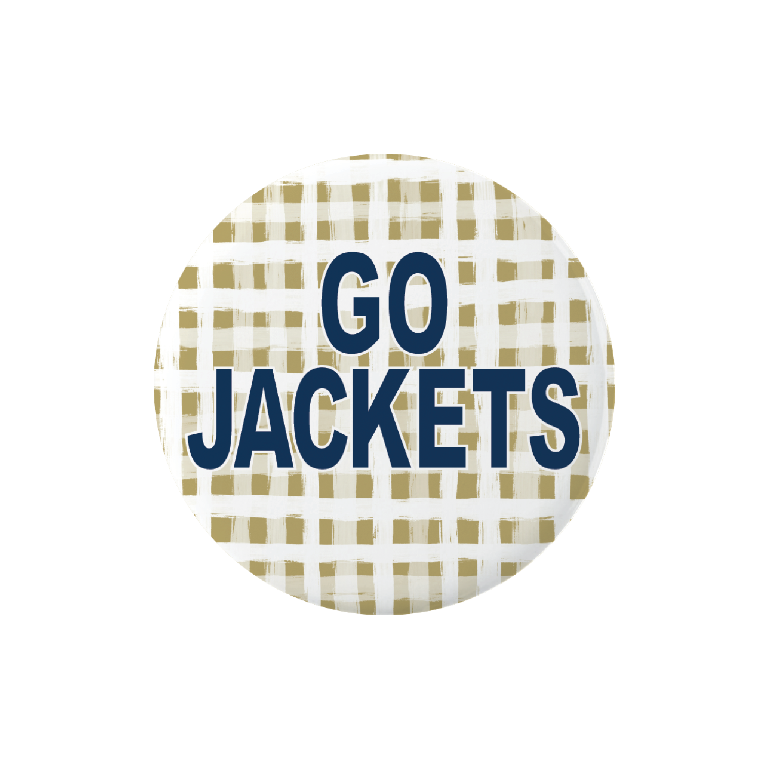 Go Jackets Button