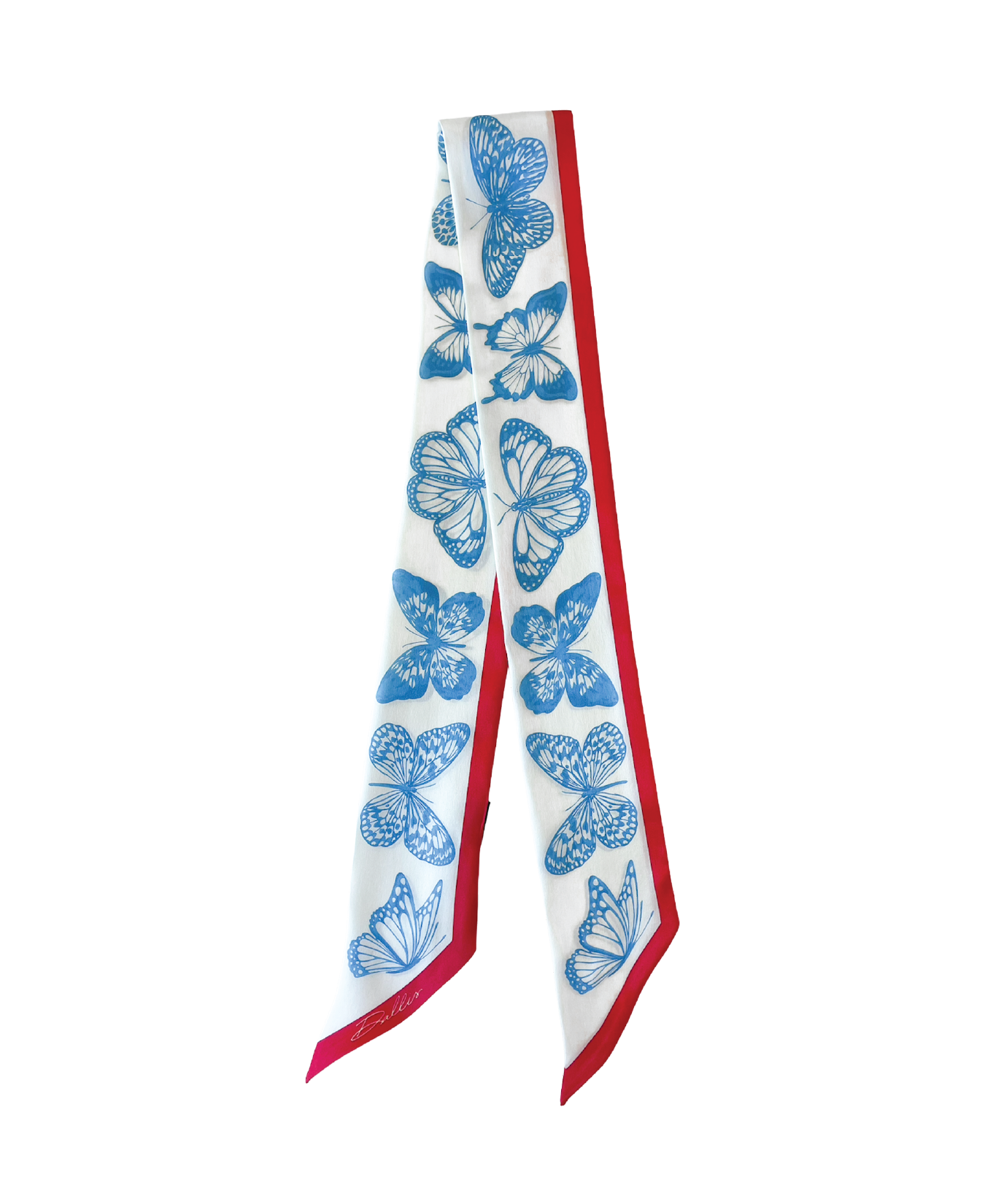 The Mariposa Twilly in Blue & Red