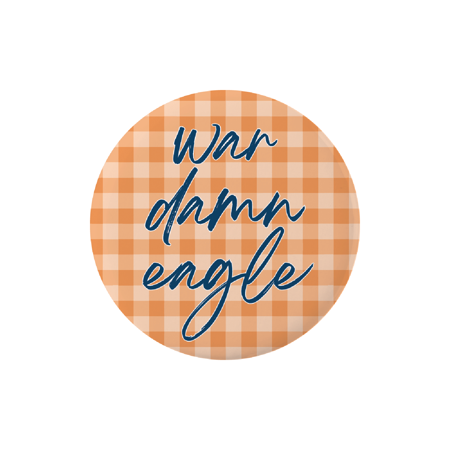 War Damn Eagle Button