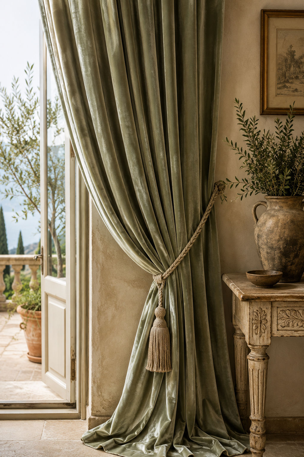 Villa Sage Velvet Curtains