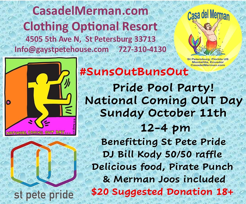 Benefit for St Pete Pride at Casa del Merman!