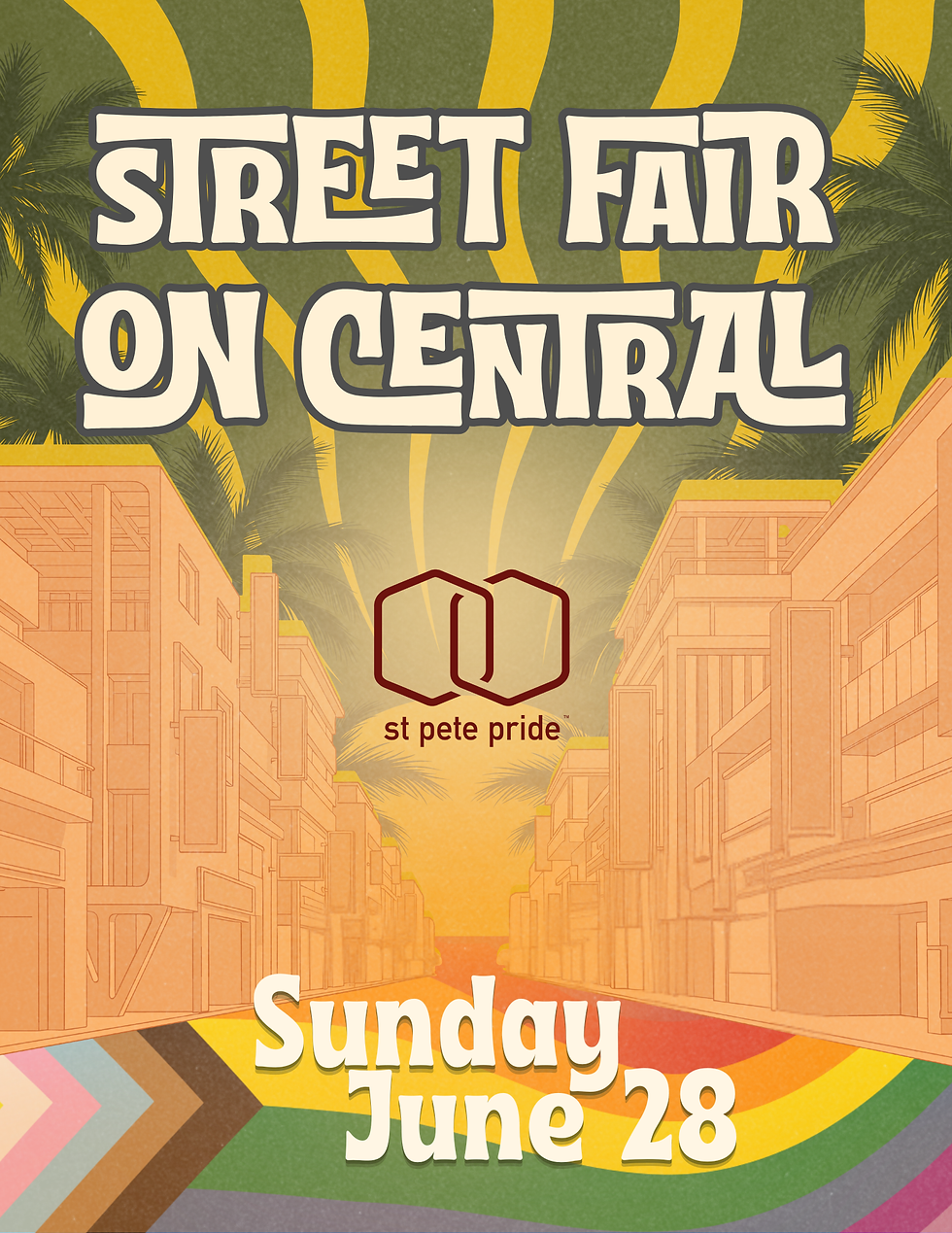 St Pete Pride Street Fair on Central