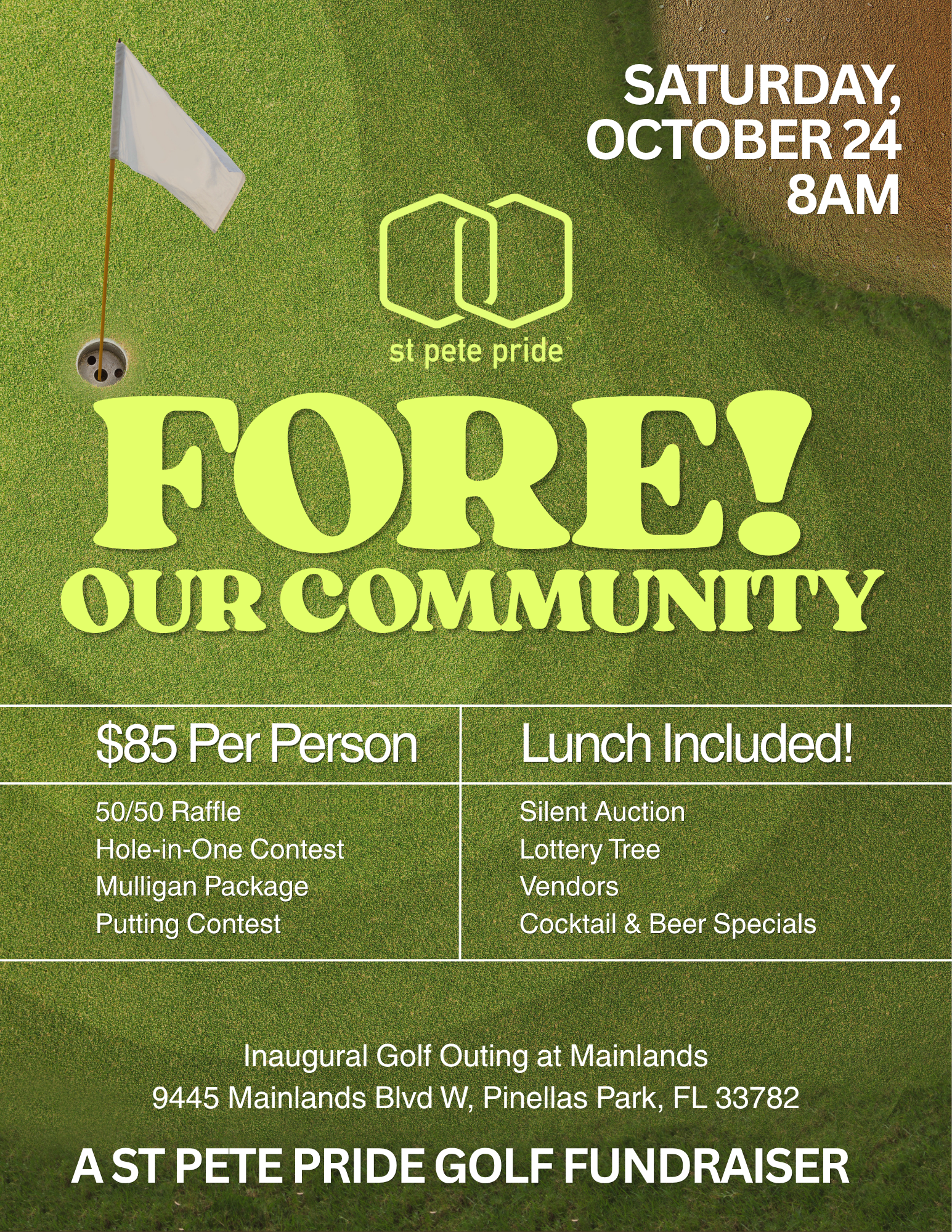 FORE! Our Community! St Pete Pride Charity Outing