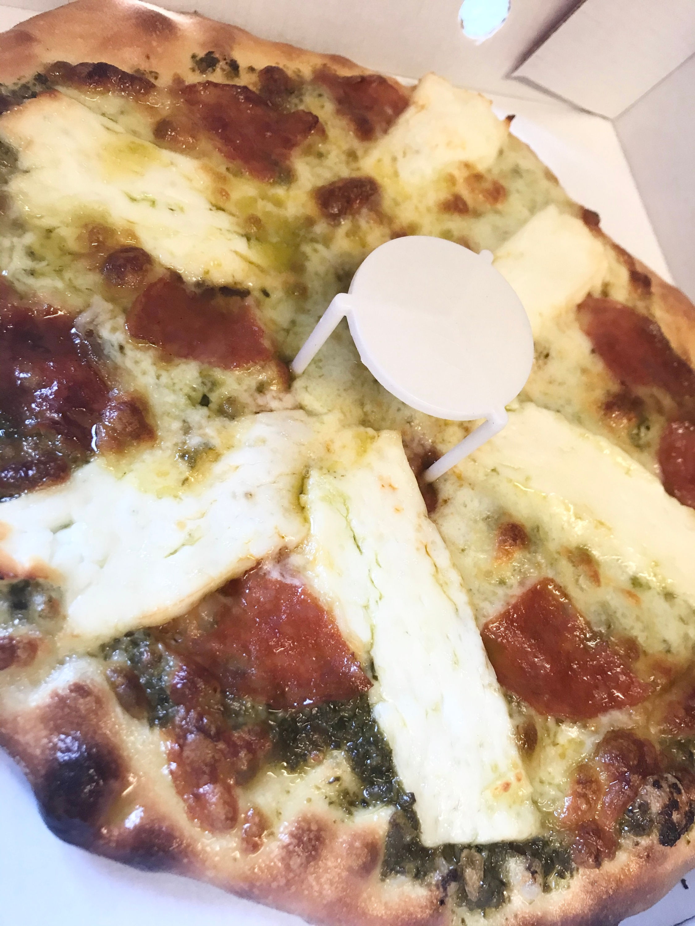 Pesto, Halloumi & Chorizo Pizza