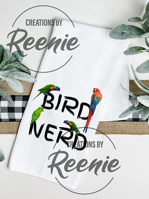 Bird Nerd Towel