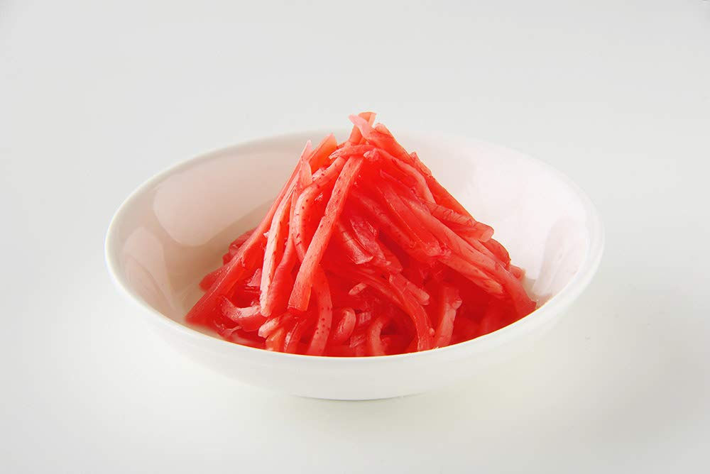 醋漬千切紅薑絲 千切り紅生姜の酢漬け Pickled Ginger Benishoga 1kg