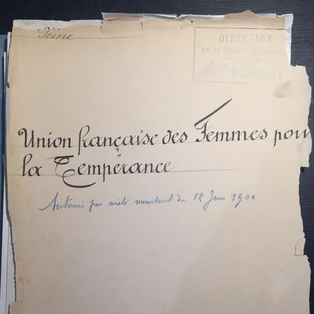 L'Union française des Femmes pour la Tempérance